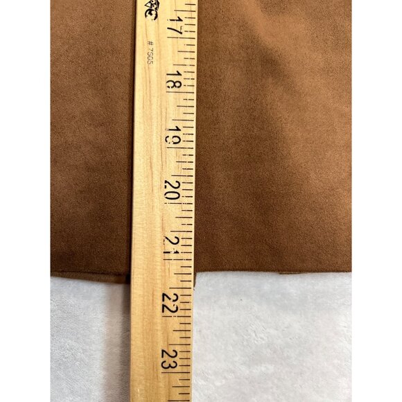 Chicos Cape Jacket Womens Size 2 Petite Brown Double-Breasted 3/4 Sleeves Lined - Picture 6 of 6